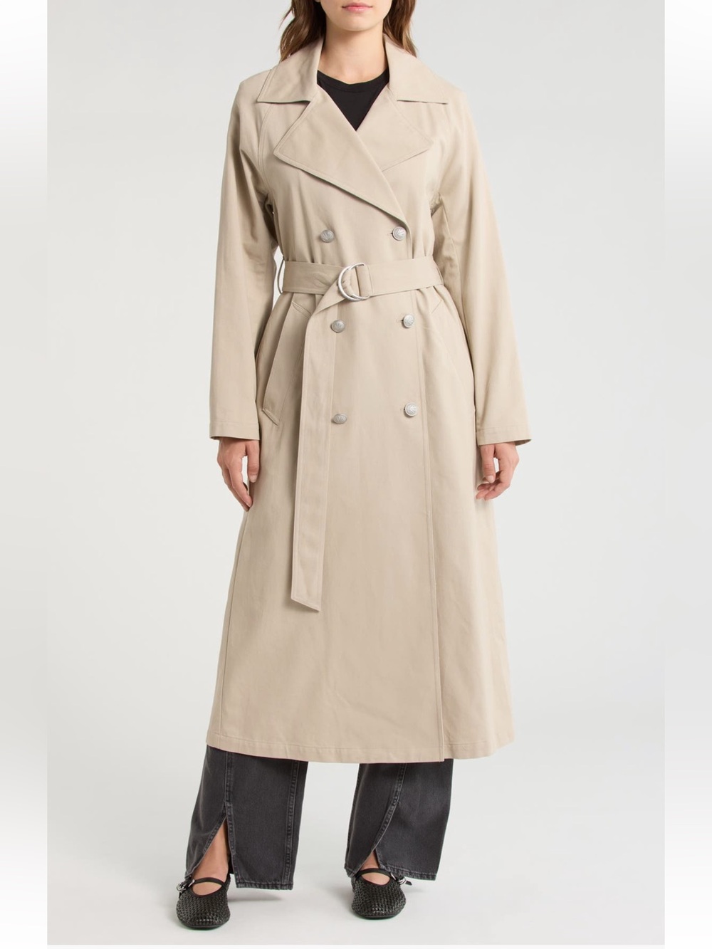 rag & bone Ginny Twill Trench Coat - Sandstone (XS)